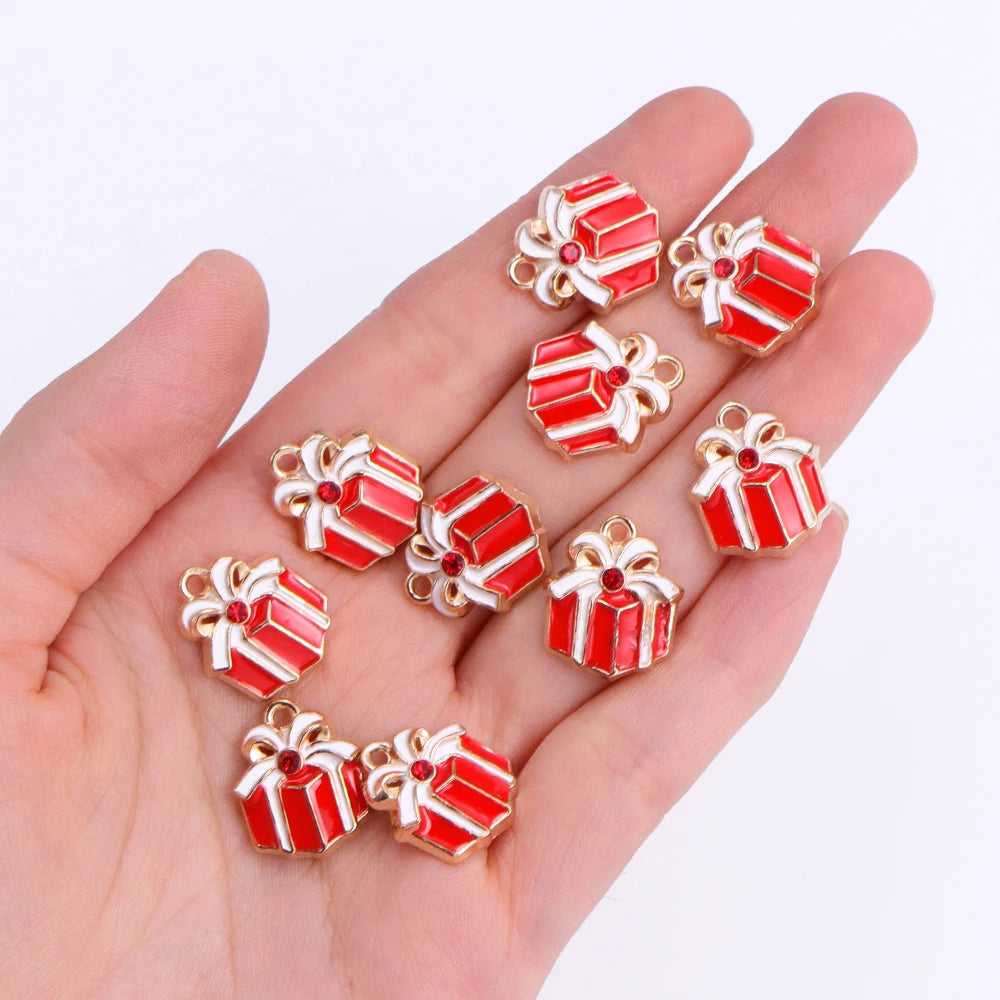 キュートなクリスマスチャームセット(10個セット)