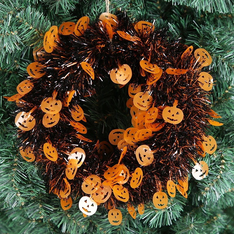 イベント・ハロウィングッズ|リース 吊り下げオーナメント 30cm