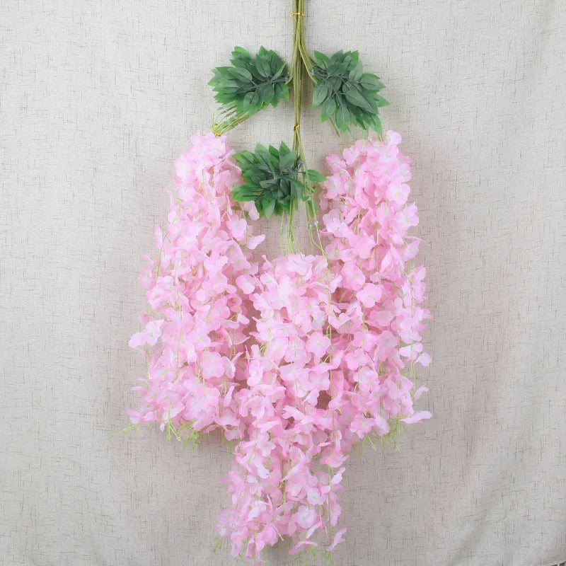 パーティー・インテリア装飾|藤の花シルク造花12個セット(110c)