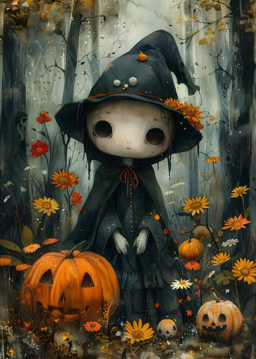 イベント・ハロウィングッズ|ゴシックキャンバス壁装飾ポスター