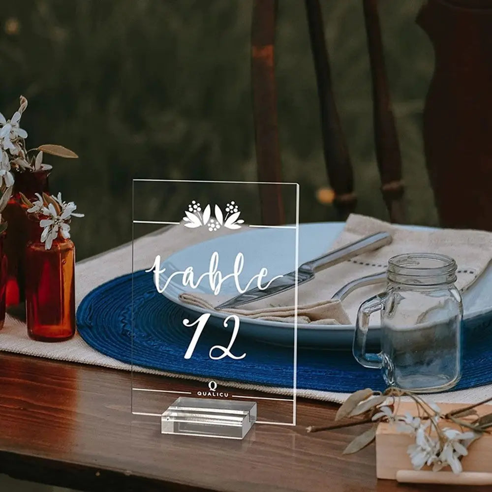 イベント・結婚式装飾|アクリルカードホルダー ウェディング用スタンド