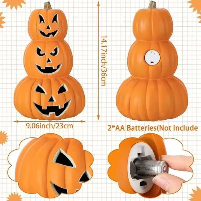 イベント・ハロウィングッズ|LEDジャックオーランタンライト