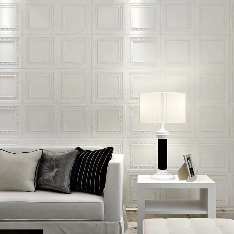 DIY用 3Dアンティーク柄 壁面風ステッカー 35cmX35cm 防水・防カビ機能