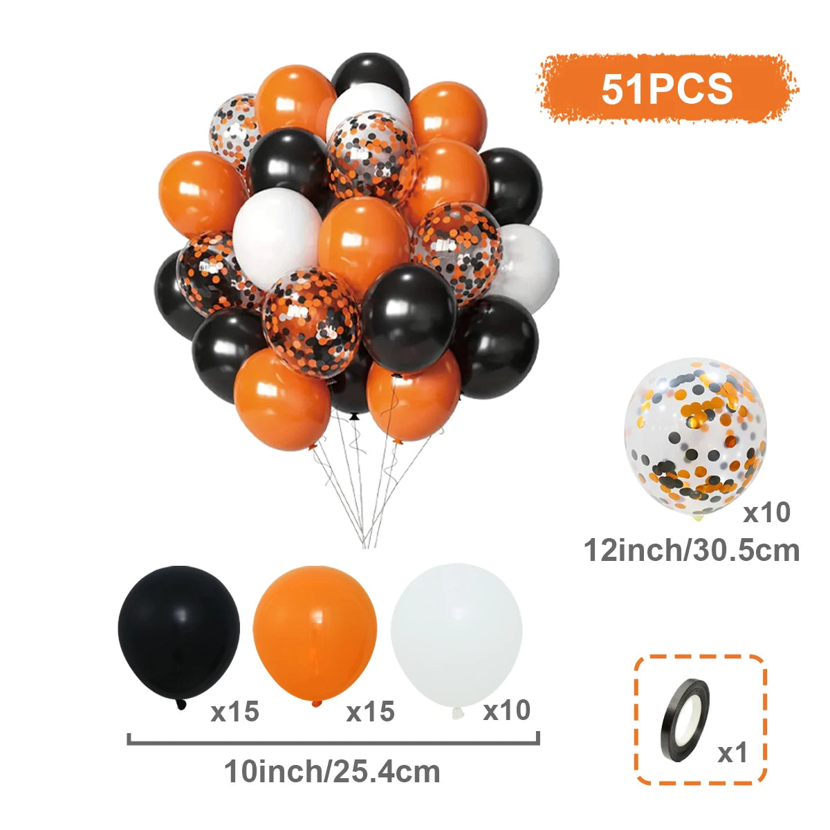 イベント・クリスマス装飾|ゴールドコンフェッティ&メタリックバルーンセット