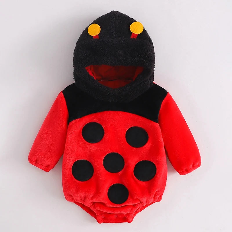 イベント・ハロウィングッズ|アニマル着ぐるみ風ベビーロンパース(1〜24ヶ月)