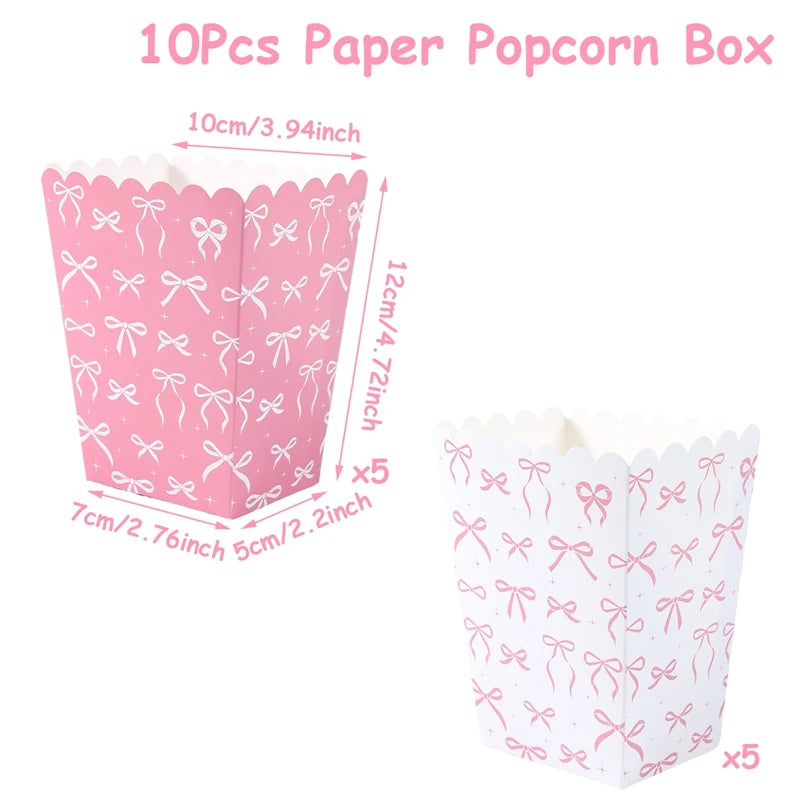 ピンクリボン付きラテックスバルーンセット