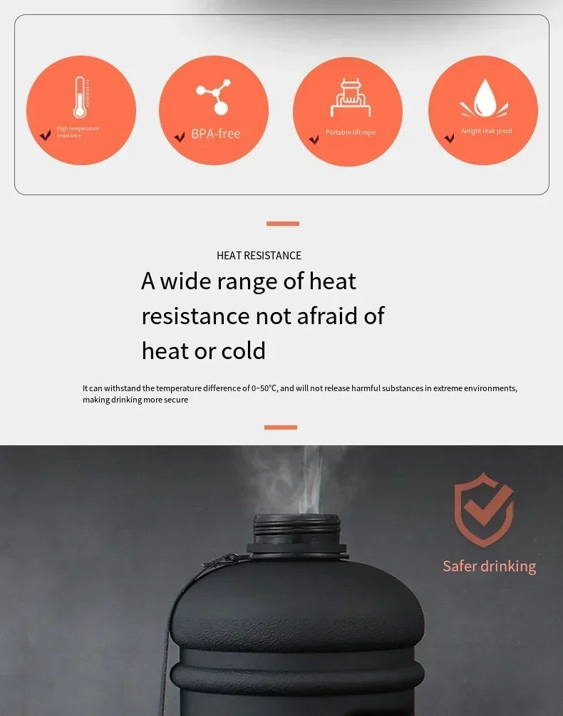 |イベント・ノベルティ用品 | 大容量ポータブルスポーツボトル |2.2L