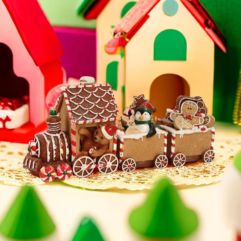 【クリスマス・パーティー装飾】可愛い汽車の置物