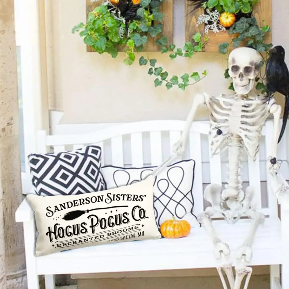 イベント・ハロウィングッズ|リネンクッションカバー30x50cm