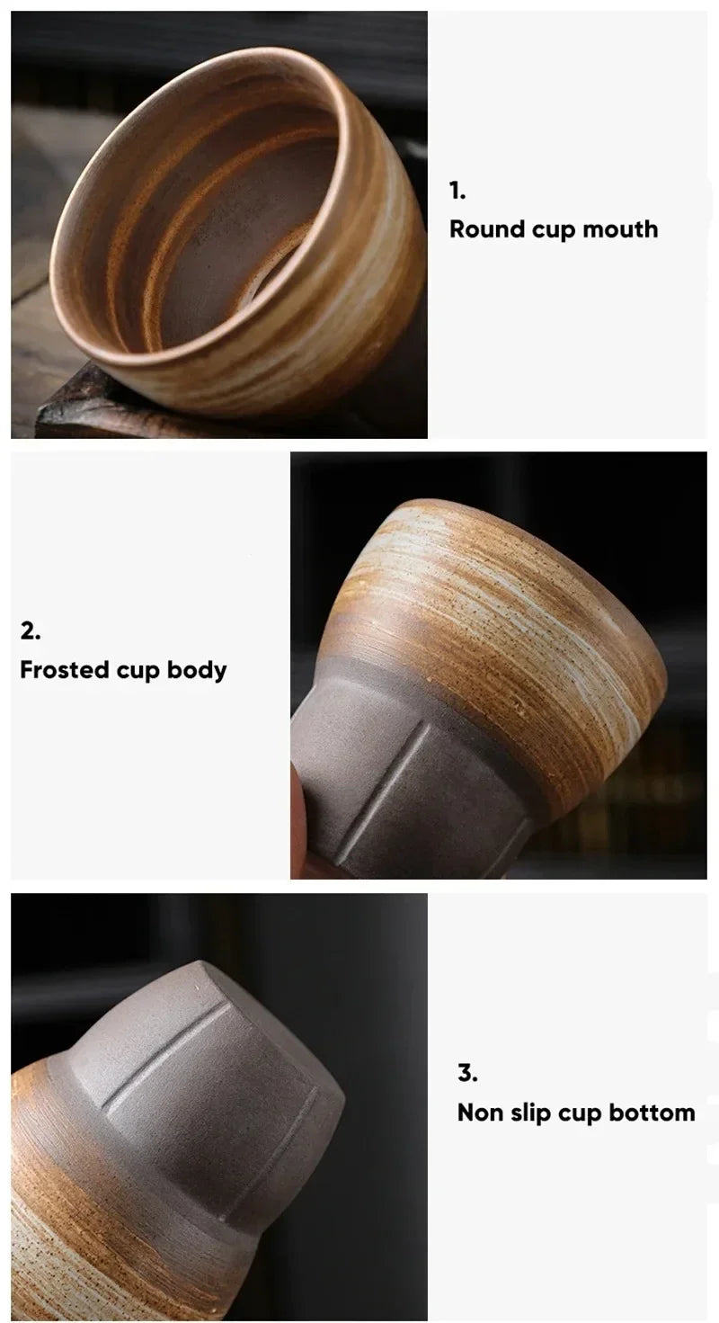 |イベント・ノベルティ用品 | 陶器製 陶芸品風デザインカップ | 150ml