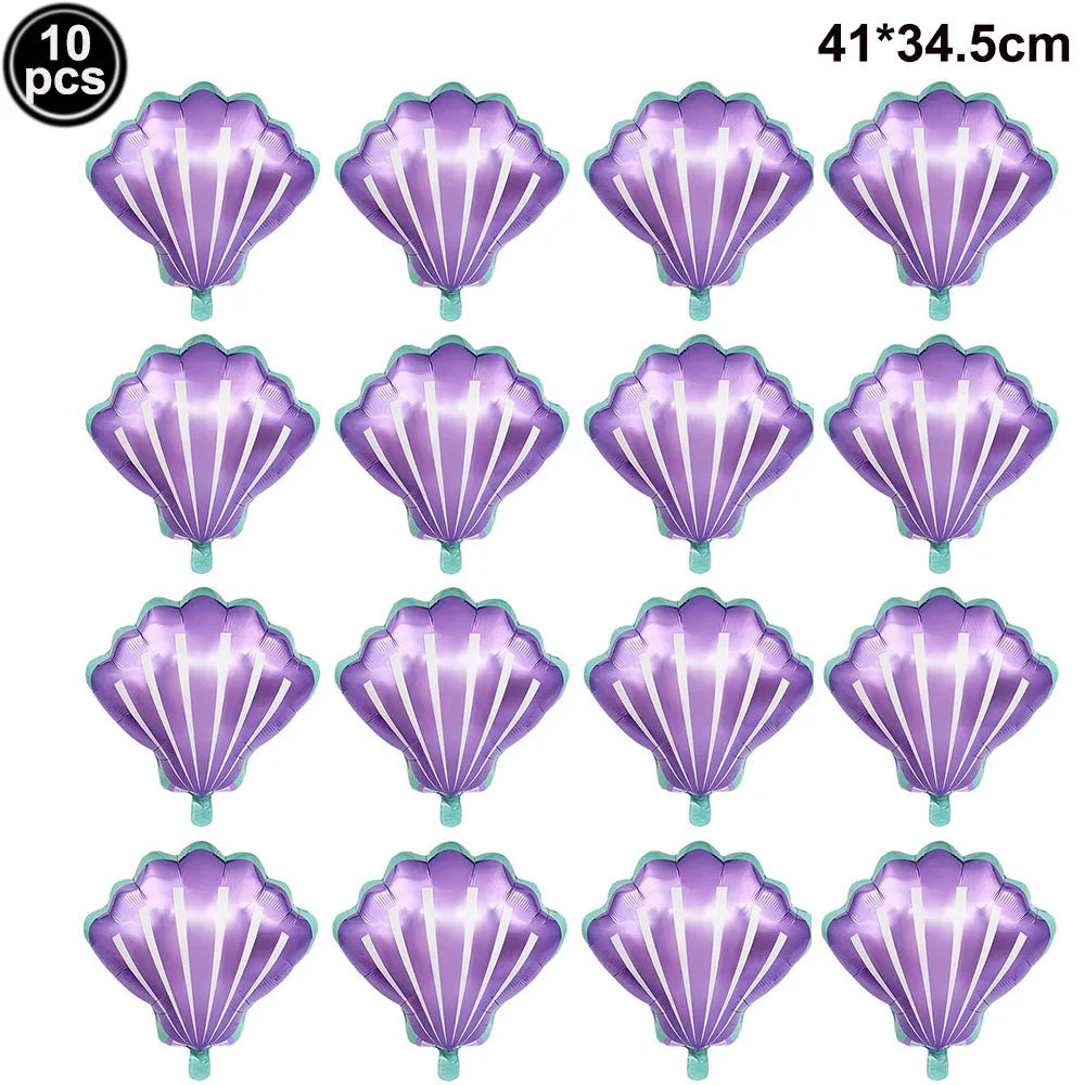 マーメイドテーマ ミニバルーンセット 10個