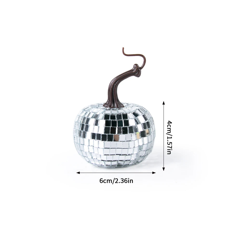 イベント・ハロウィングッズ|シルバーミラーディスコパンプキン