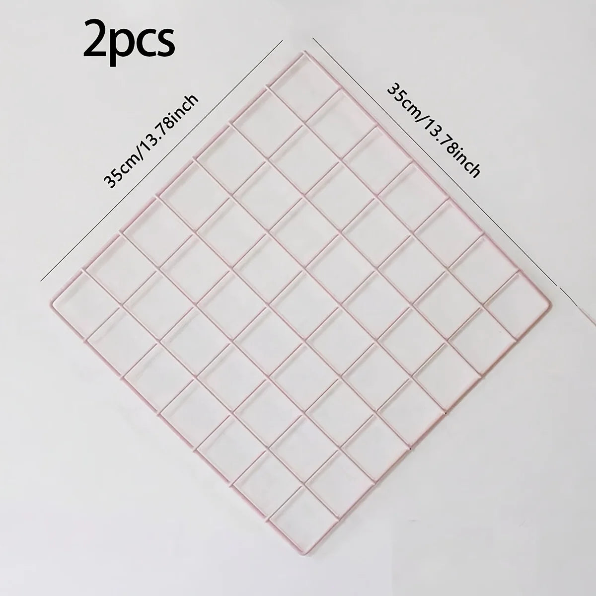 金属メッシュ壁面用グリッドパネル2個セット