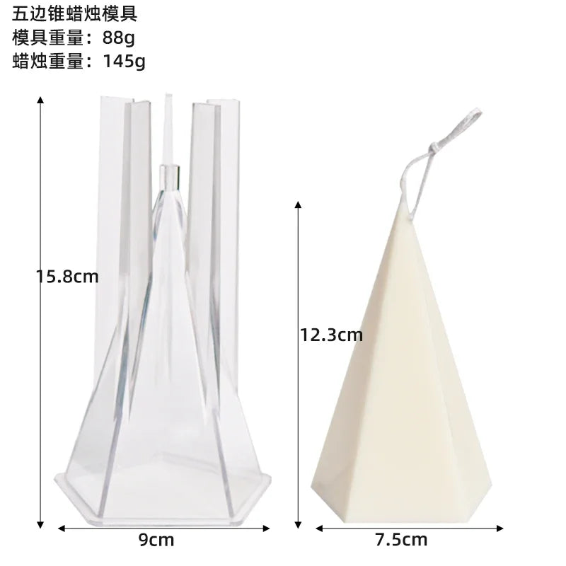 クラフト・DIY用|ハンドメイドキャンドル用 円錐型