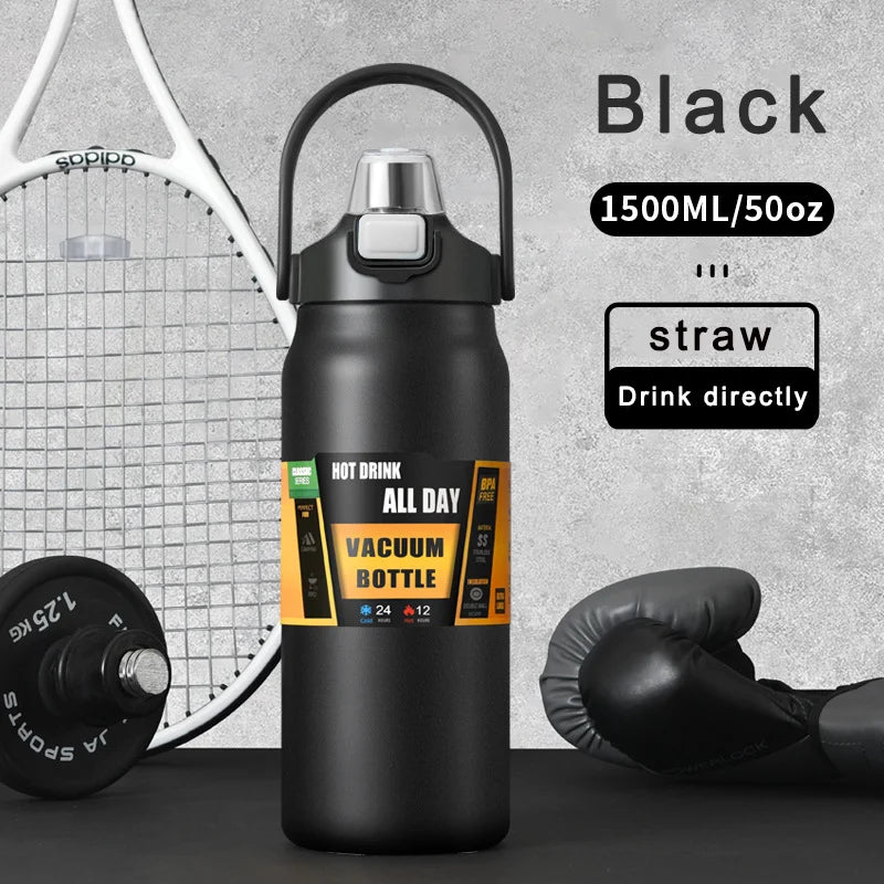 |イベント・ノベルティ用品 | ステンレス製大容量断熱スポーツボトル | 1000ml/1500ml