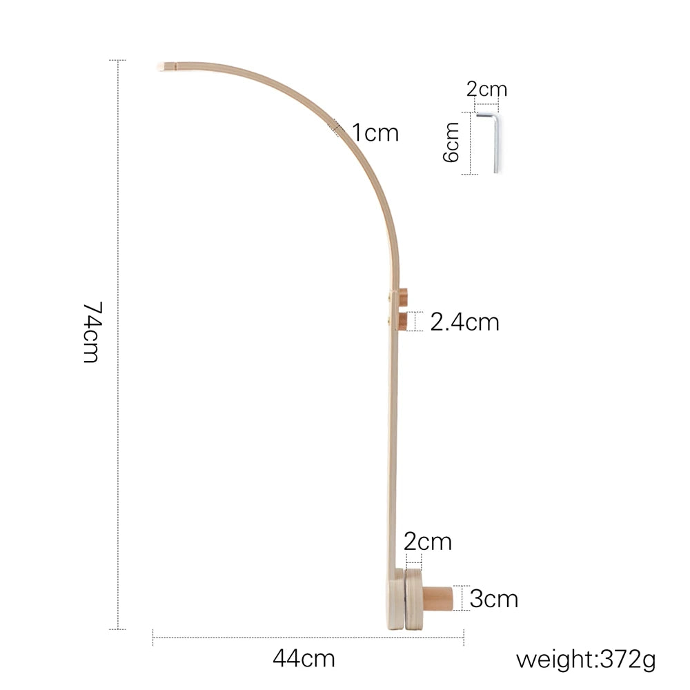 |イベント・ノベルティ用品 | 木製ベビーラトルモバイル ベッドベルセット