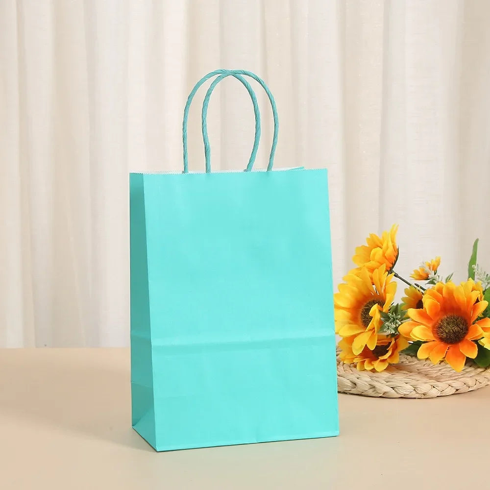 |ノベルティ用品 | ハンドル付きクラフト紙ギフトバッグ 50個セット