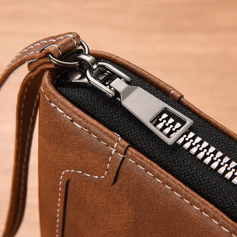 |イベント・ノベルティ用品 | ヴィンテージ クレイジーホースレザー メンズクラッチ |20×10.5cm