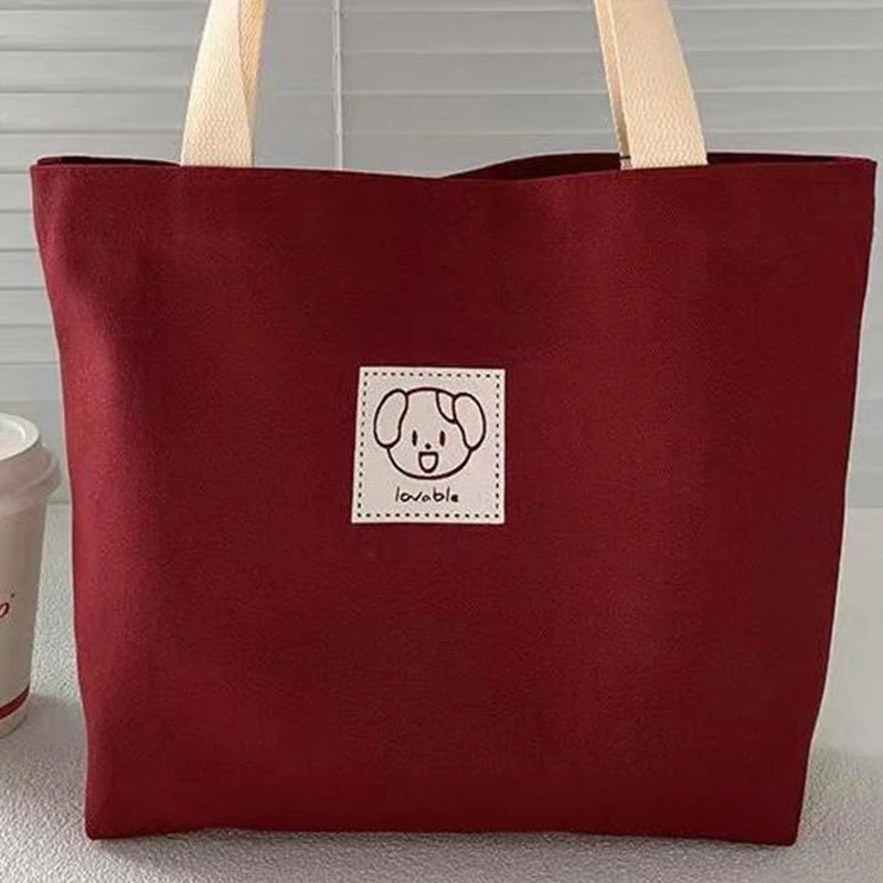 |ノベルティ用品 |シンプル大容量キャンバスバッグ | 29 ×31cm