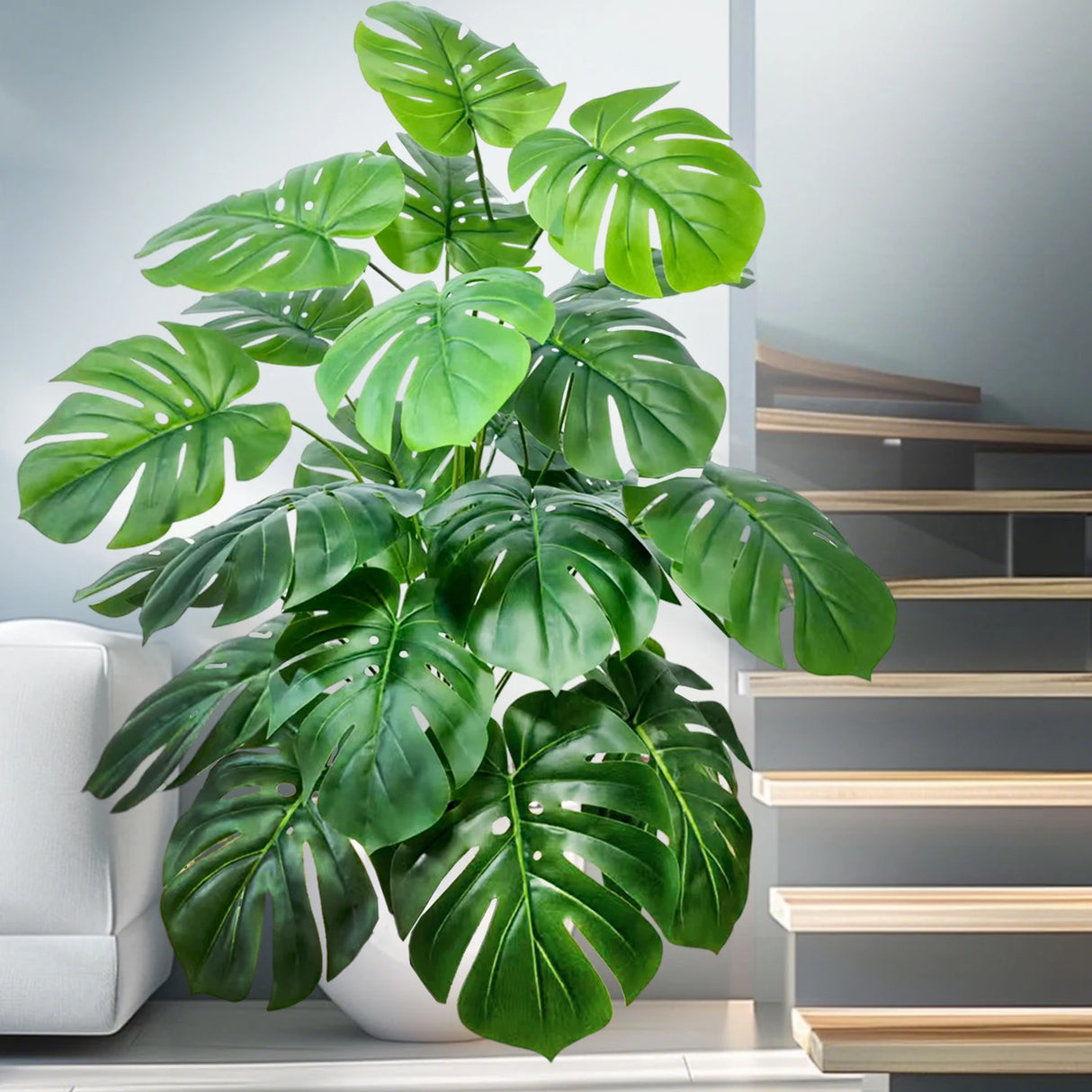 60~103cm・40.55インチ・人工モンステラ・ポトス
