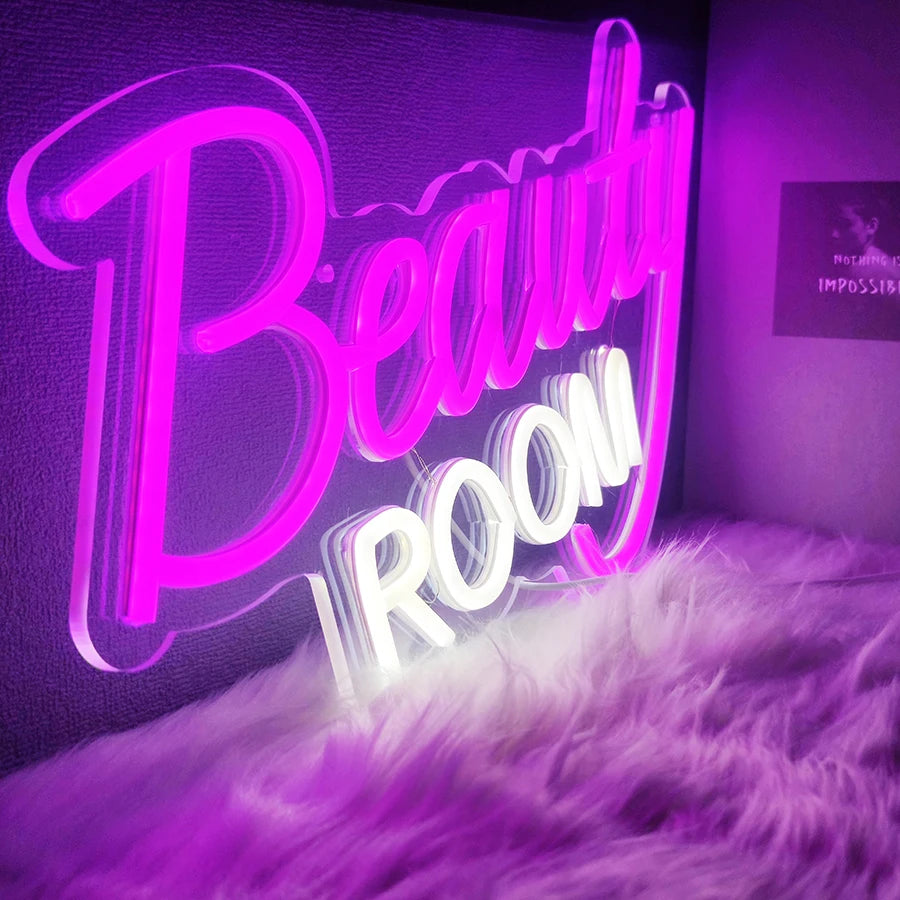 Beauty ROOM LEDネオンサイン(ネオン看板)