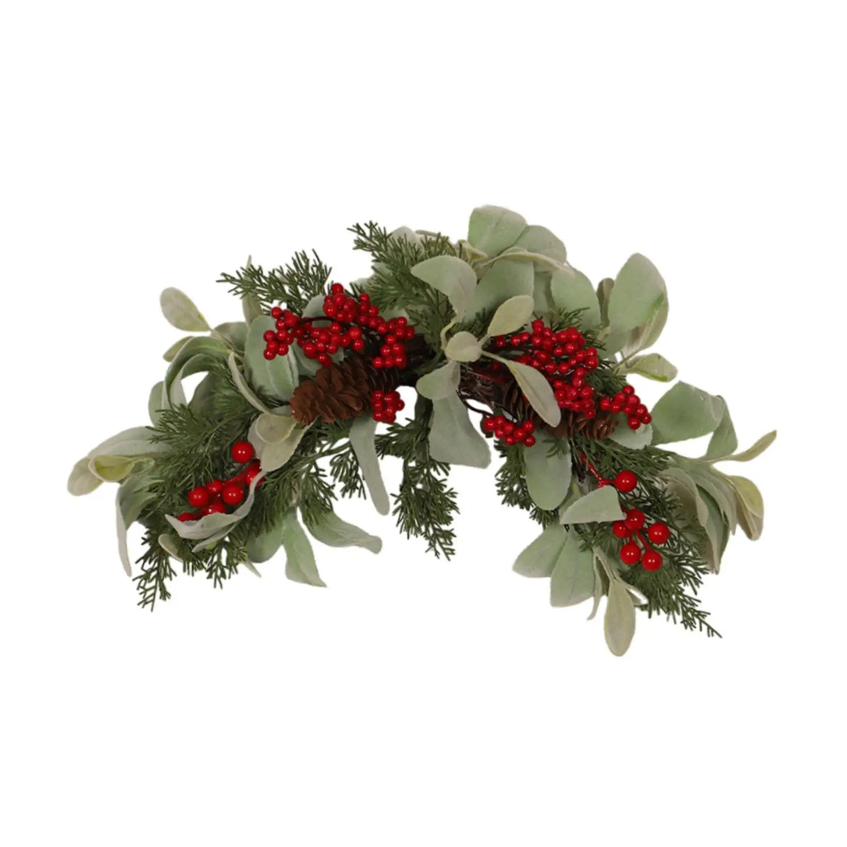 クリスマスリース|スワッグガーランド 松ぼっくり付き