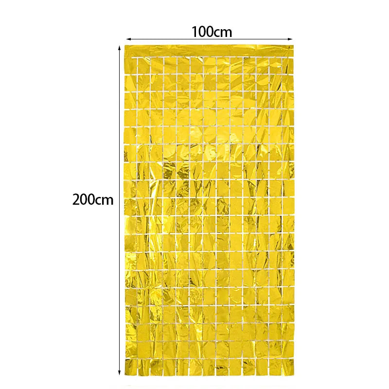 パーティー・インテリア装飾 キラキラ!ミラーボール風カーテン 単品 光反射