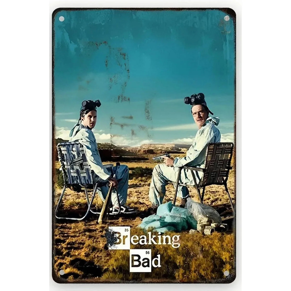 ヴィンテージ映画ブリキ看板 B