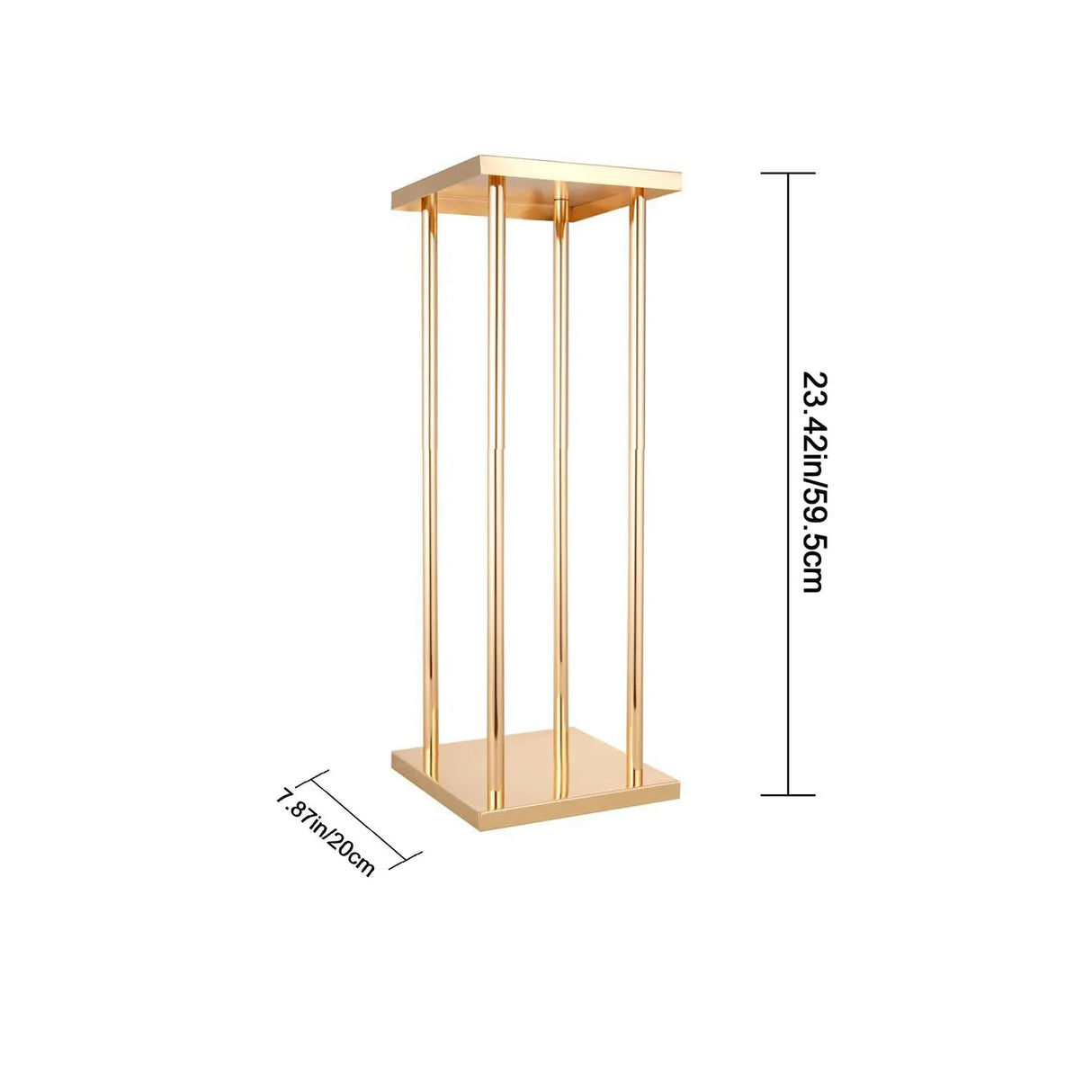 結婚式・インテリア装飾|ゴールドメタルフラワースタンド