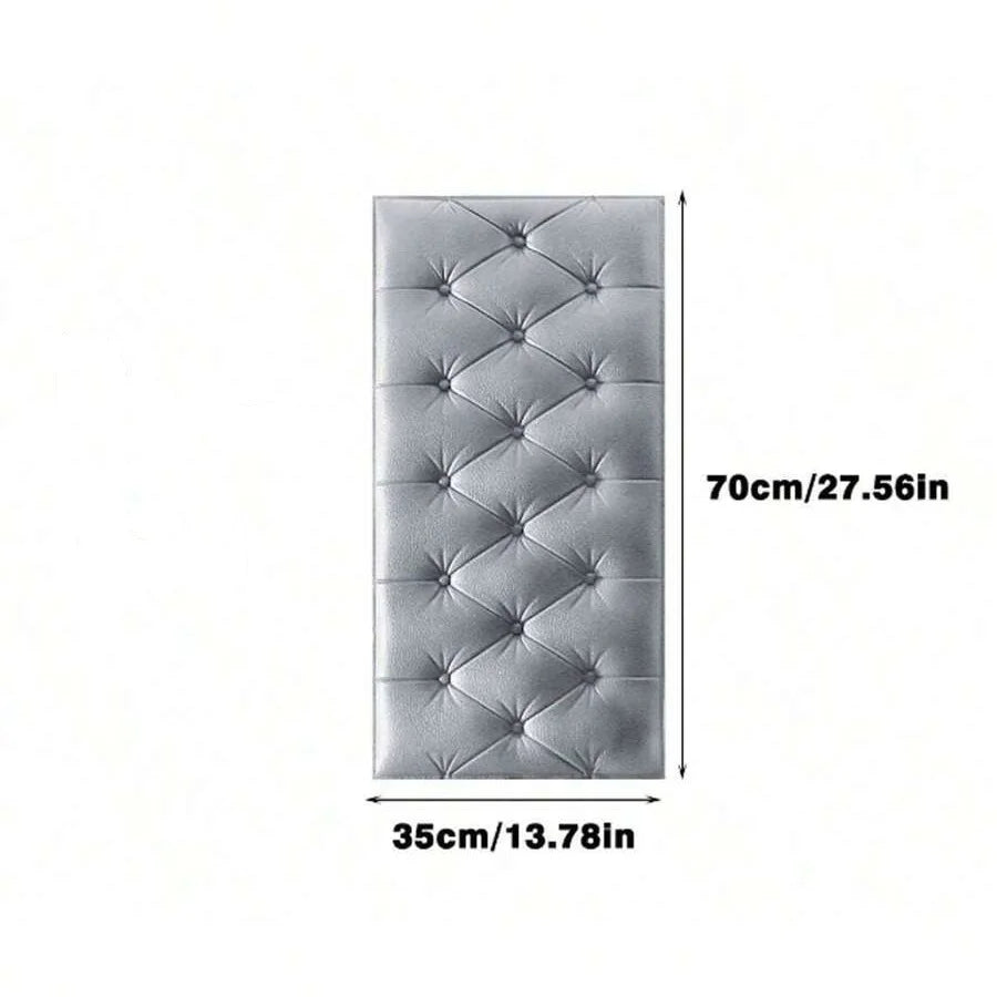 防音・衝突防止対策!キュートなクッション型風 ステッカー 35×70㎝ 厚さ7mm