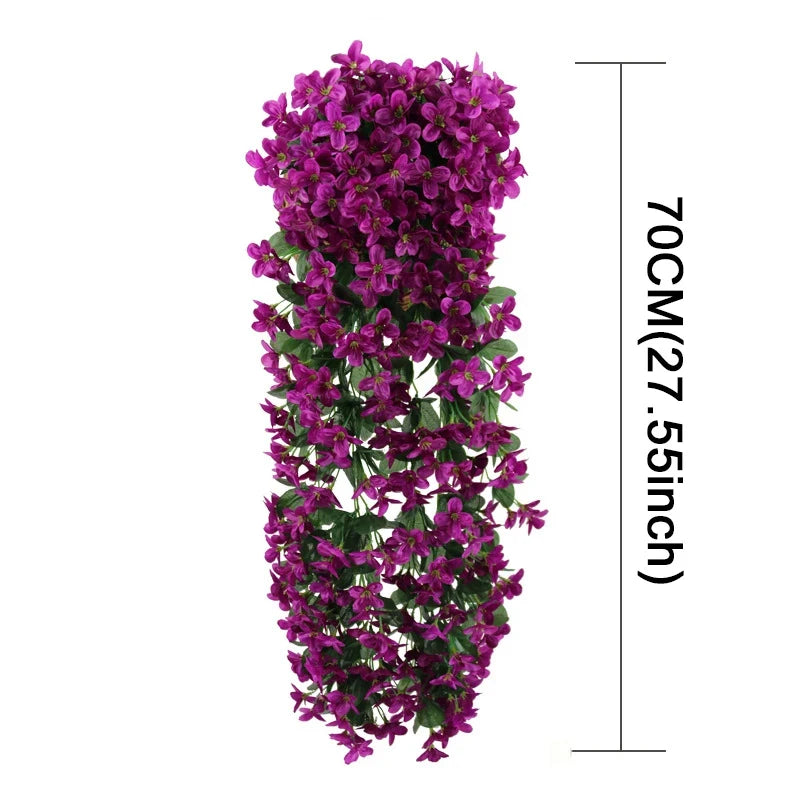 人工バイオレット 吊り下げフェイクフラワー