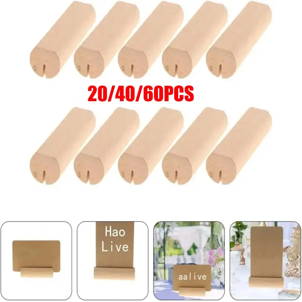 イベント・結婚式装飾|木製プレースカードホルダーセット