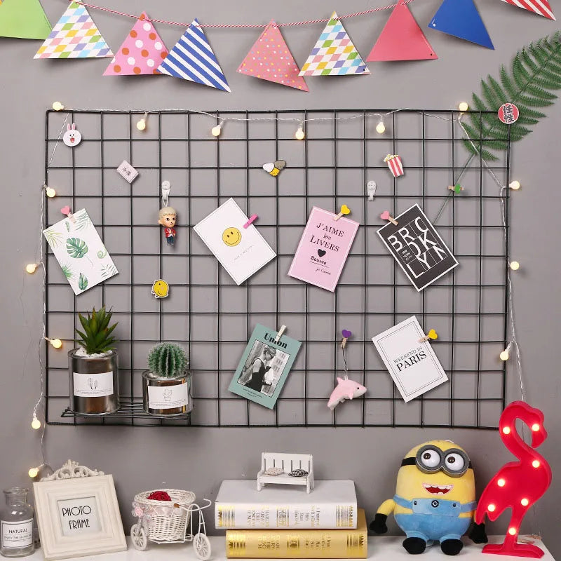 【多目的】アイアングリッドディスプレイラック