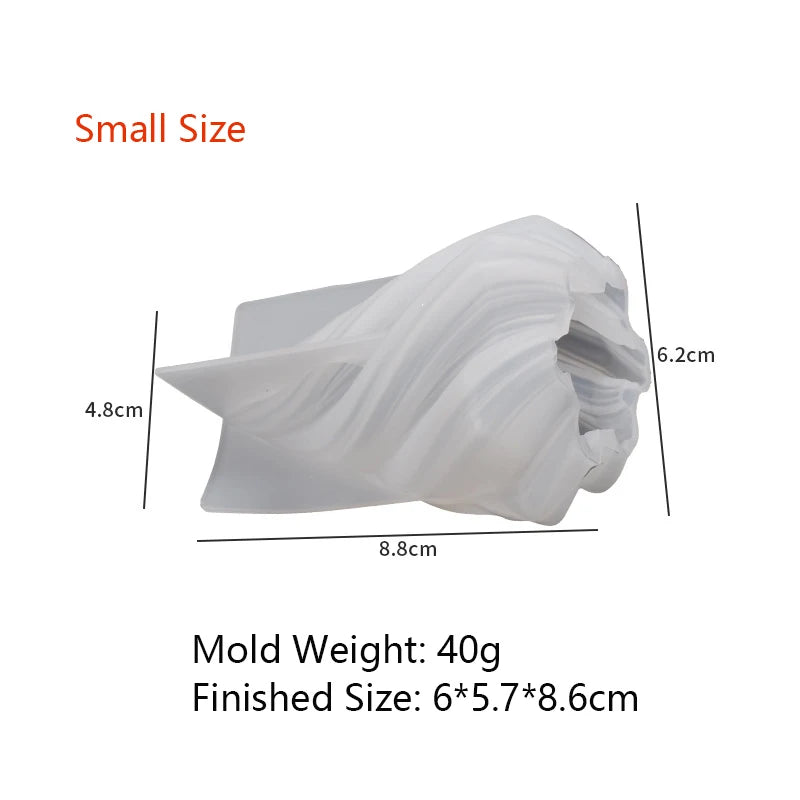 クラフト・DIY用|ハンドメイドキャンドル用 ローマ柱風型