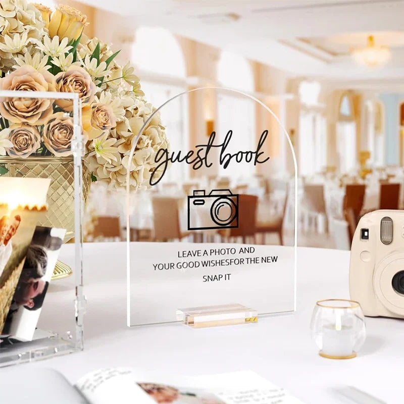 イベント・結婚式装飾|アクリルサインアーチセット(2枚組)