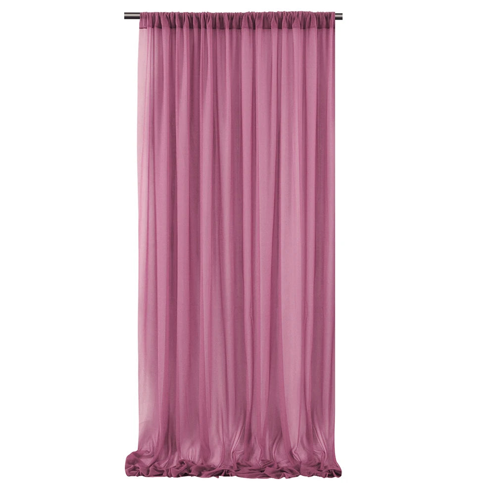 パーティー・インテリア装飾 ソフトチュール素材カーテン 結婚式・誕生日用