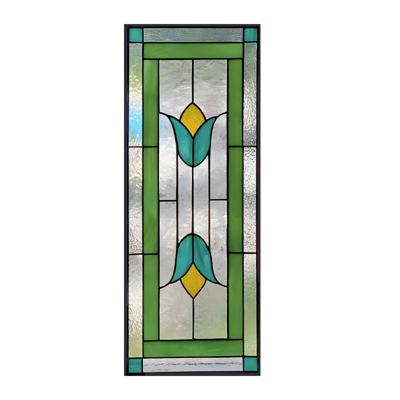 【UVカット・静電気吸着タイプ】ステンドグラス風 ウィンドウフィルム(7パターン)