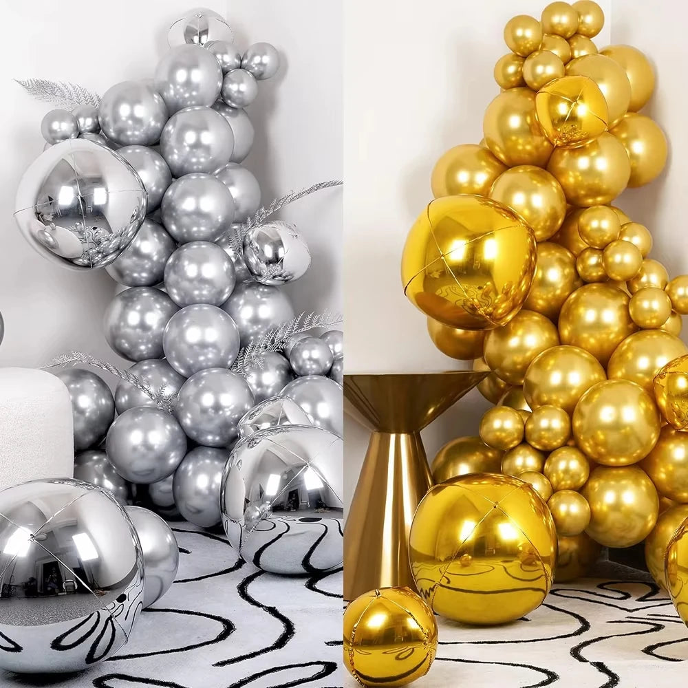 イベント・クリスマス装飾|4Dホログラフィックラウンドバルーン