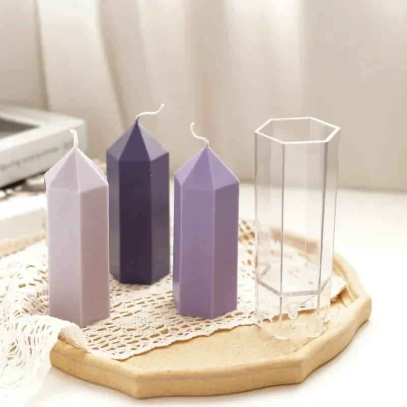 クラフト・DIY用|ハンドメイドキャンドル用 六角柱型