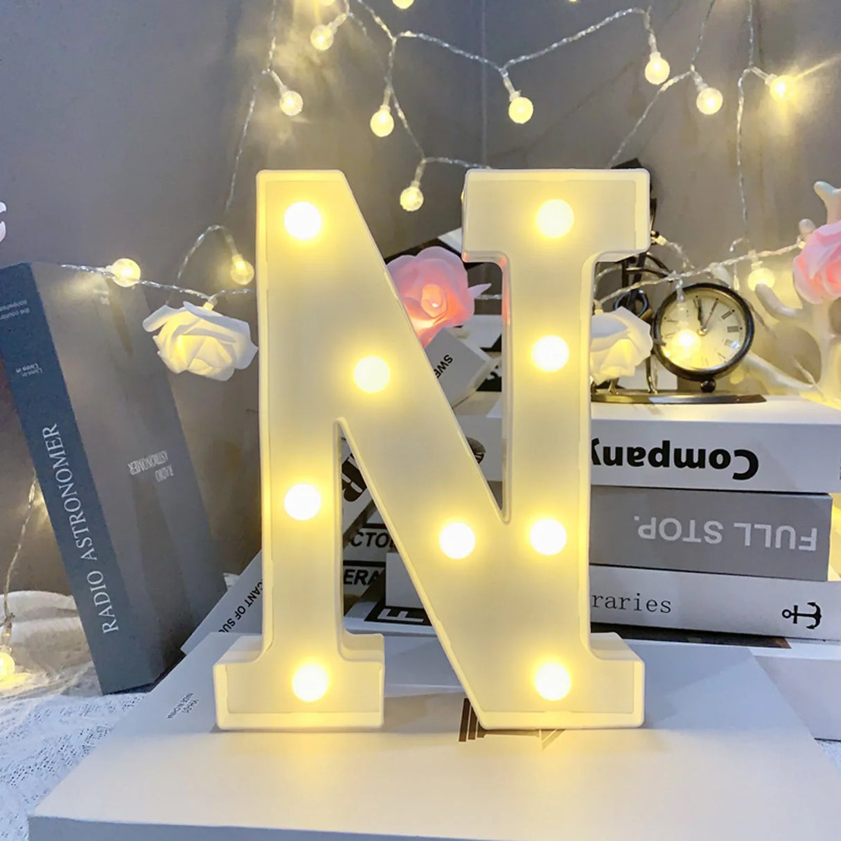 【LED装飾】LEDライト・デコレーションライト(アルファベット)21.8cm