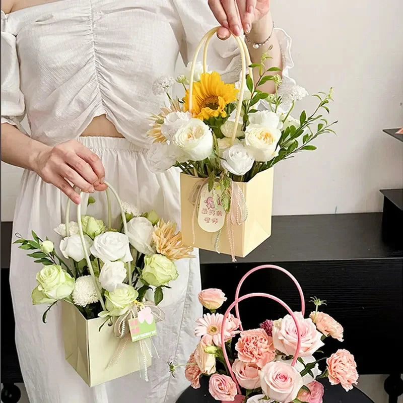 |ノベルティ用品 | 防水フラワーギフト用ハンドバッグ