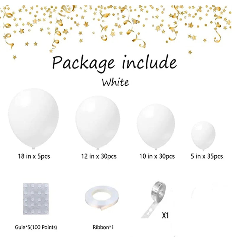 103個 ラテックスバルーンセット パーティー用