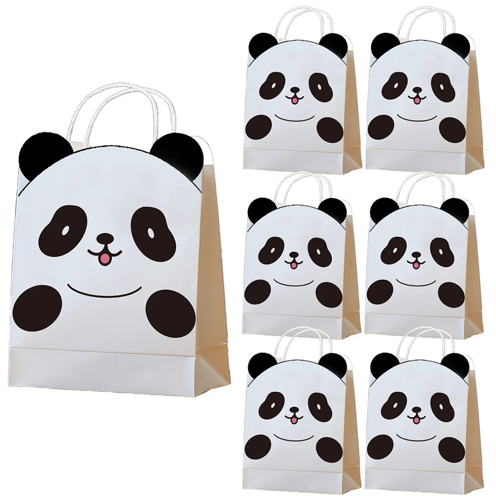 |ノベルティ用品 | パンダ柄ギフトバッグセット | W15×H21×D8c