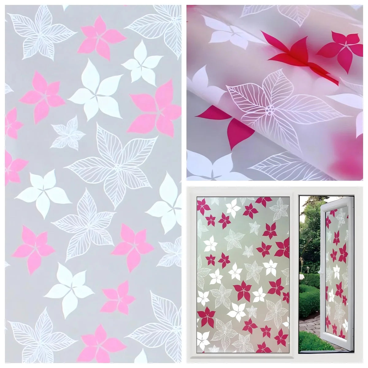 UVカット!取り外し可能ガラス用ステッカー