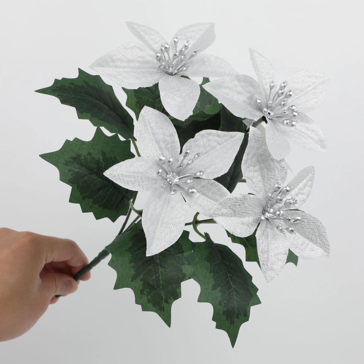 【クリスマス用装飾】ポインセチア造花