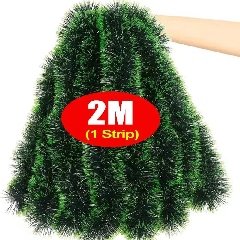 イベント・クリスマス装飾|ティンセルリボンガーランド