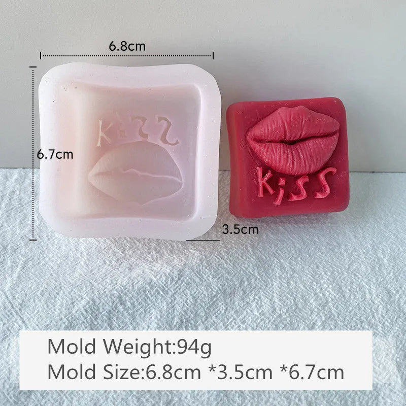 クラフト・DIY用|ハンドメイドキャンドル用 ローズハート型