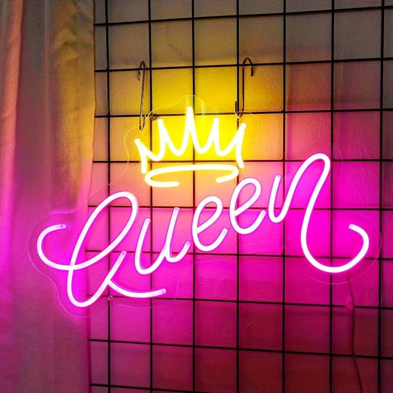 クラウンクイーンLEDネオンサイン(ネオン看板)