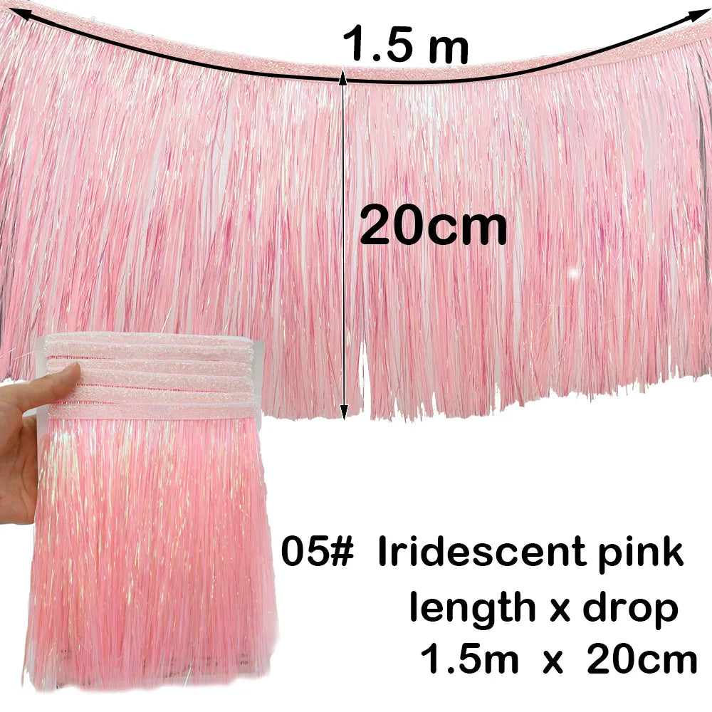 パーティー・インテリア装飾 誕生日用バナー フリンジガーランド 壁面装飾