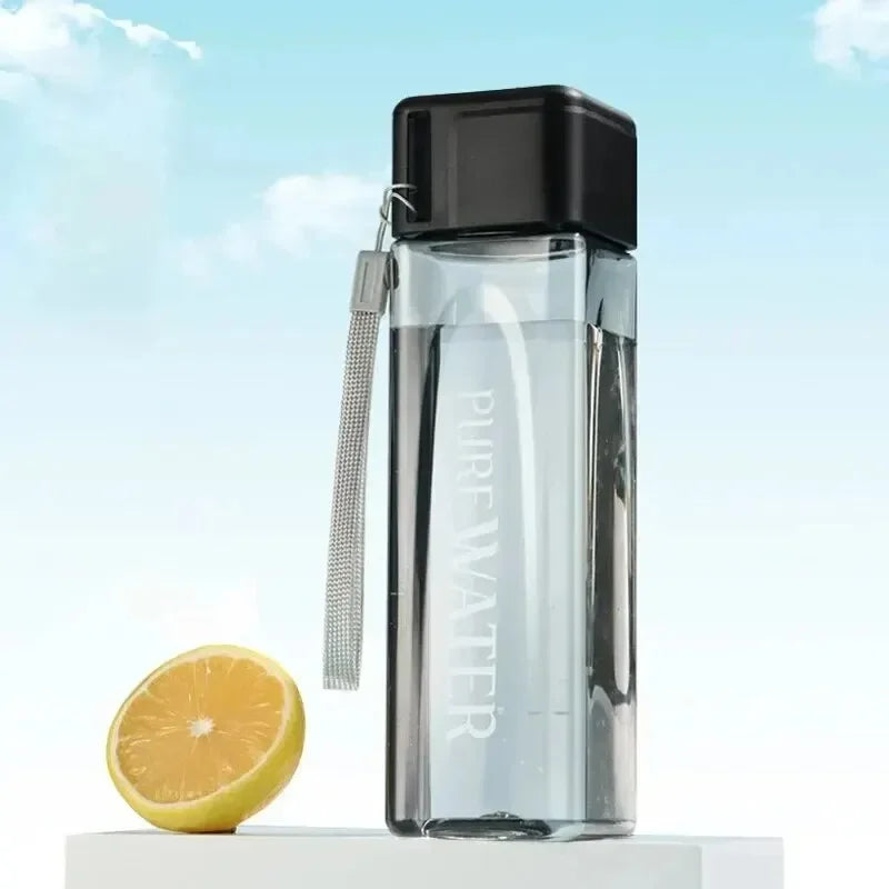 |イベント・ノベルティ用品 |ポータブル透明スクエアボトル | 500ml